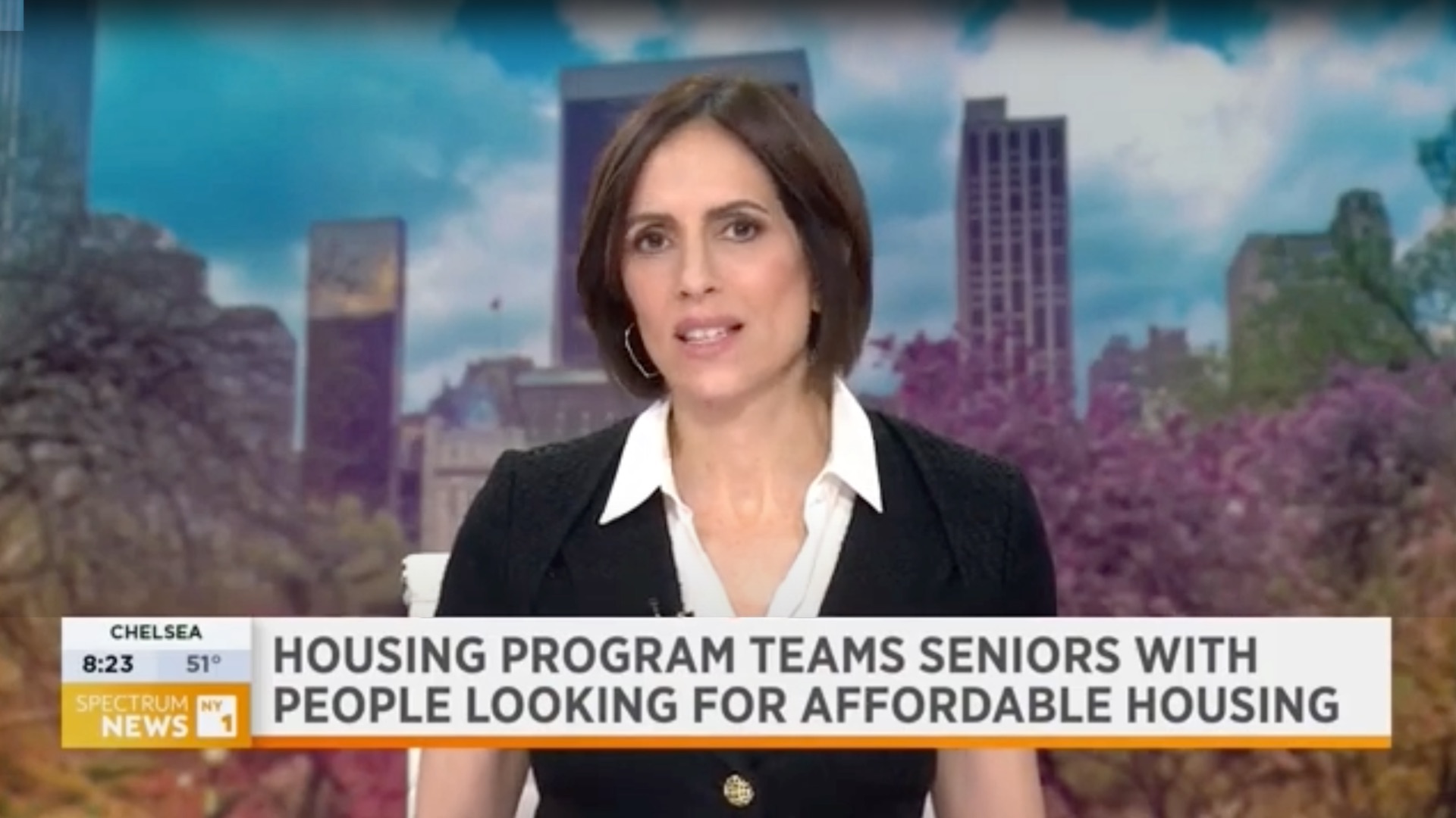 NY1: Housing Program Teams Seniors with People Looking for Affordable Housing