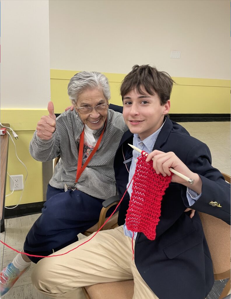 Photo of an older man and a boy